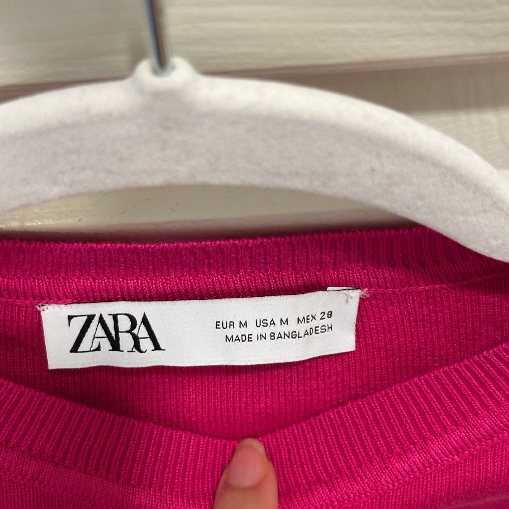 Zara Ribbed Knit Top - Picture 2 of 2